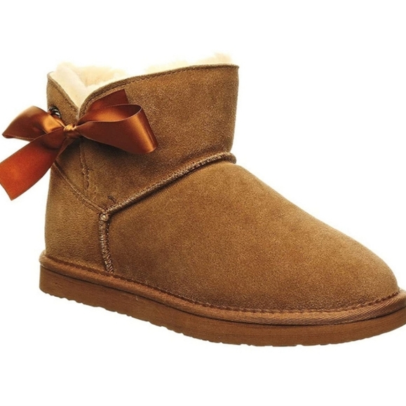 PAWS by Bearpaw Shoes - PAWZ by Bearpaw Amelia Genuine Suede Women's Ankle Boot Size 11